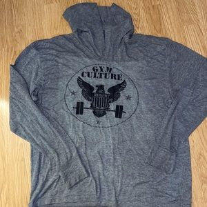 Lightweight tshirt weight hoodie sz xl,